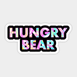 HUNGRY BEAR Sticker